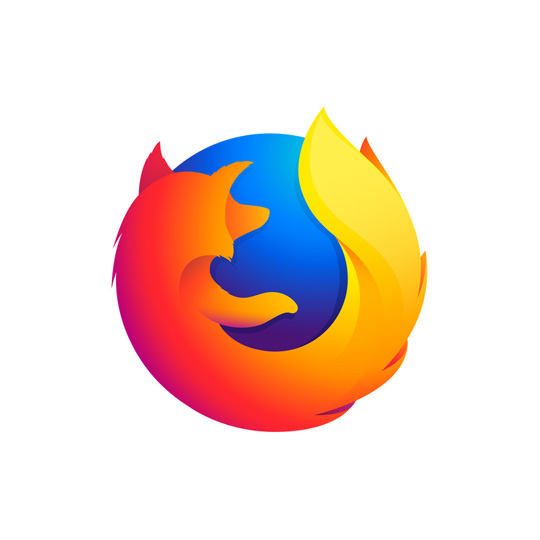 Firefox logo.