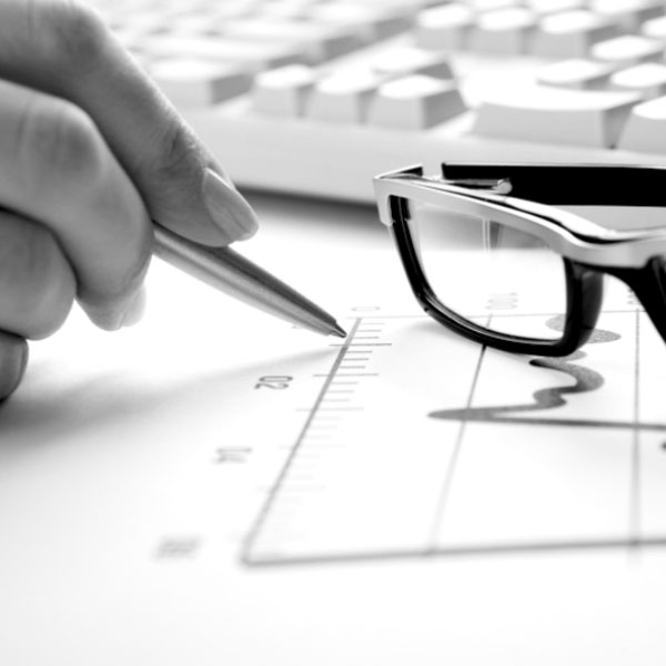 A person utilizing financial planning services for guided wealth portfolios.