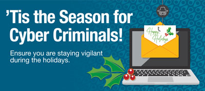 holiday cyber crime awareness banner
