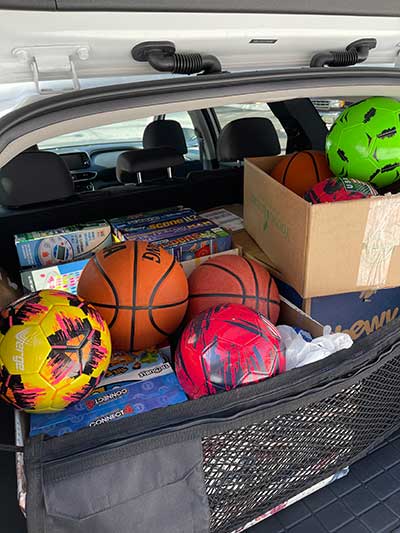 Items collected for the Ricketts Center